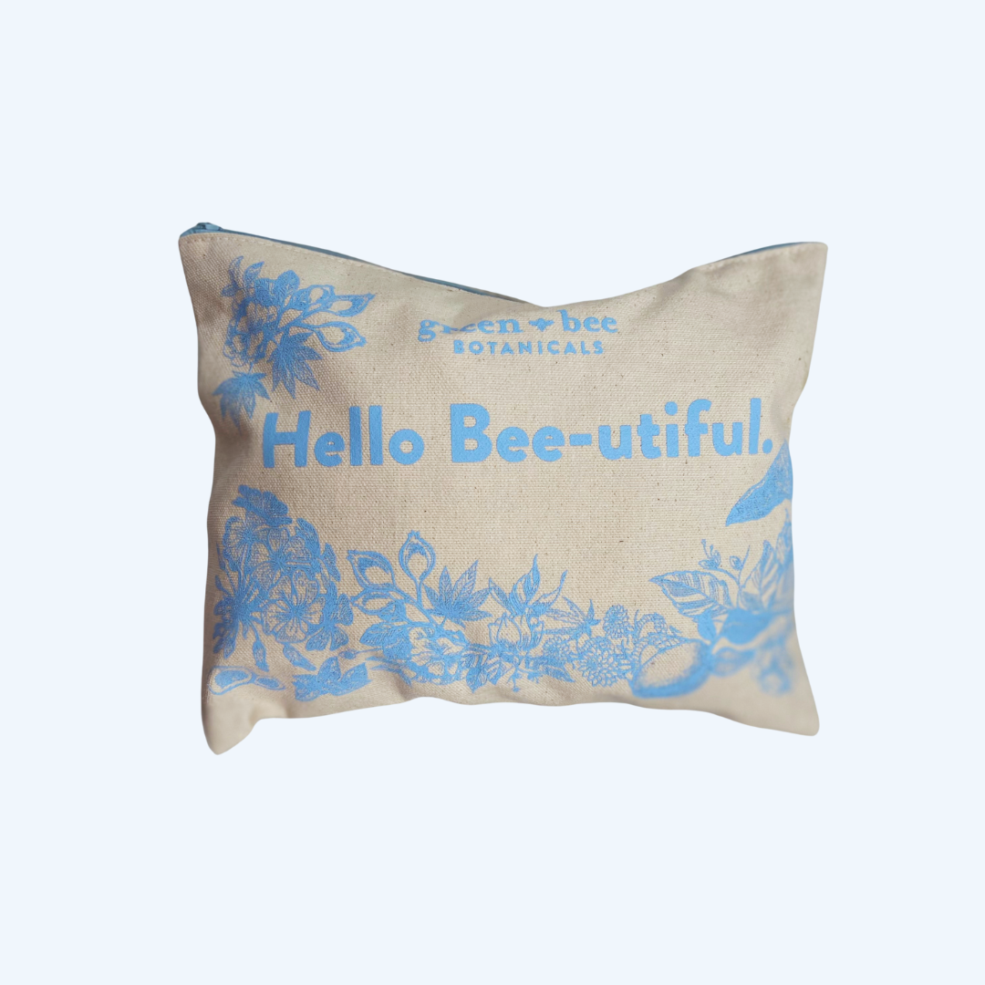 Hello Bee-utiful Canvas Pouch