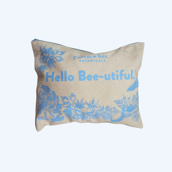 Hello Bee-utiful Canvas Pouch